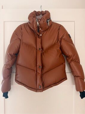 SAM. Chestnut Brown Quilted Puffer Jacket